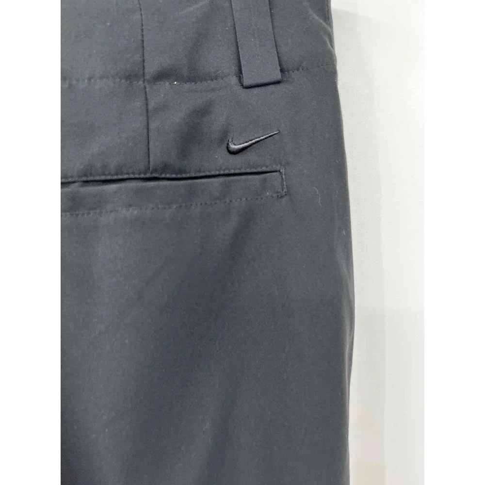 Nike Golf Dri Fit Women's High Rise Cropped Pant Straight Legs Black Size‎ 4